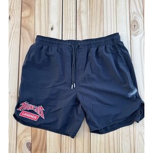Legends Luka Shorts Men's XL Black‎  Lined Drawstrings Running Training Workout